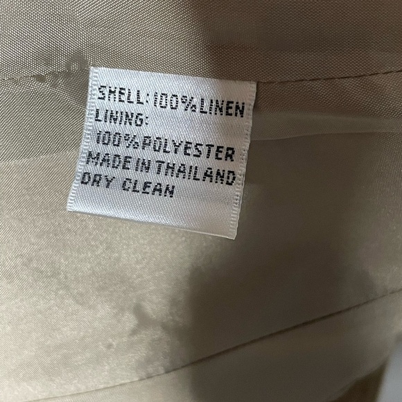 Talbots 100% Linen Jacket | Size 10 - Picture 5 of 5